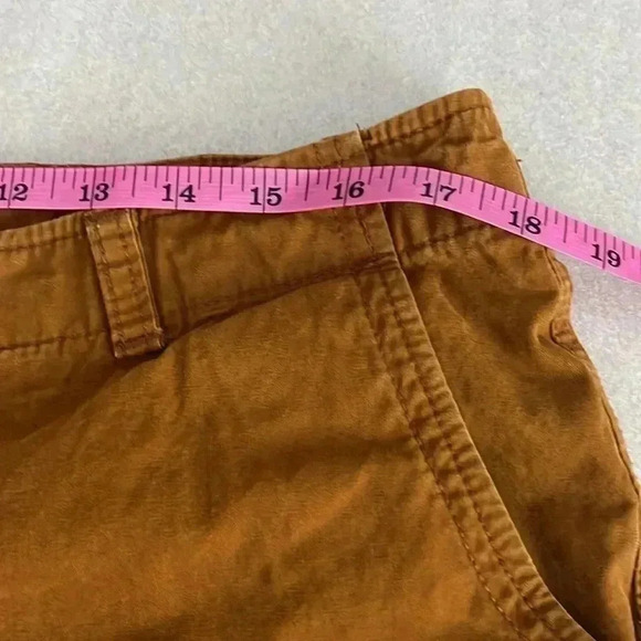 [36]The Cabostyle Relax Cotton  Yellow Brown Cargo Short- Made in Mexico - Picture 3 of 9